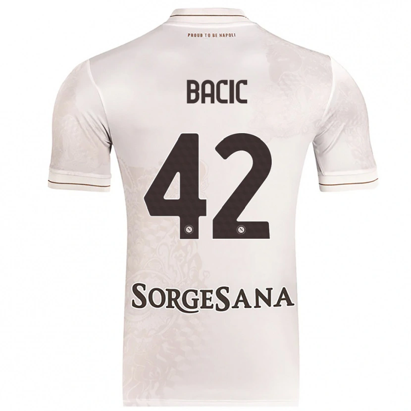 Danxen Kid Doris Bačić #42 Champagne Brown Away Jersey 2025/26 T-Shirt