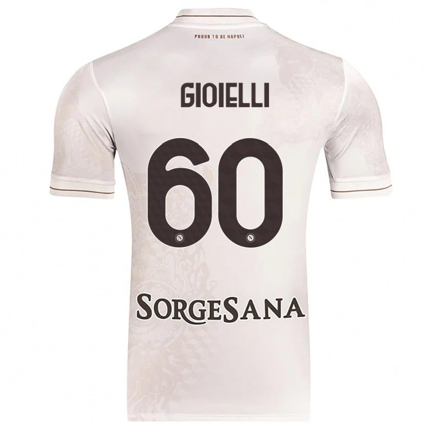 Danxen Kid Francesco Gioielli #60 Champagne Brown Away Jersey 2025/26 T-Shirt