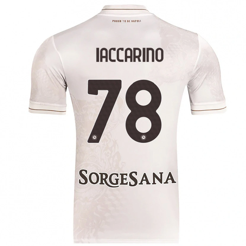 Danxen Kid Gennaro Iaccarino #78 Champagne Brown Away Jersey 2025/26 T-Shirt