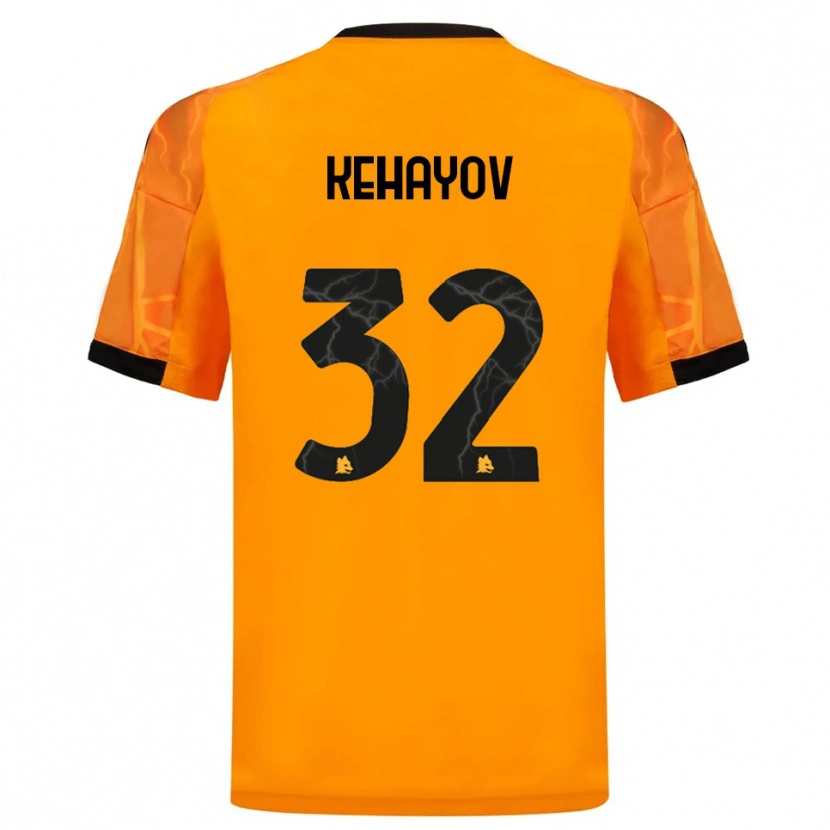 Danxen Kid Atanas Kehayov #32 Orange Black Away Jersey 2025/26 T-Shirt