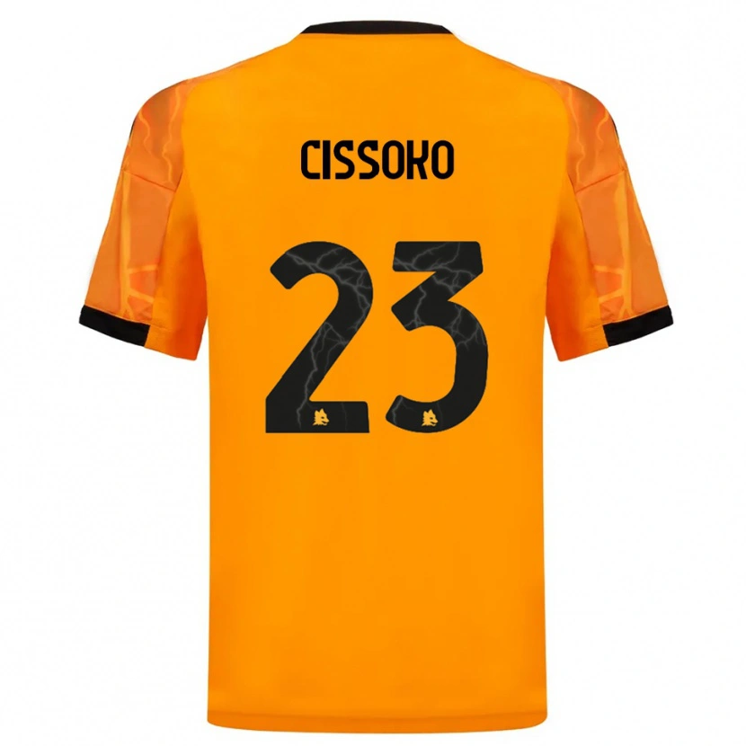 Danxen Kid Hawa Cissoko #23 Orange Black Away Jersey 2025/26 T-Shirt