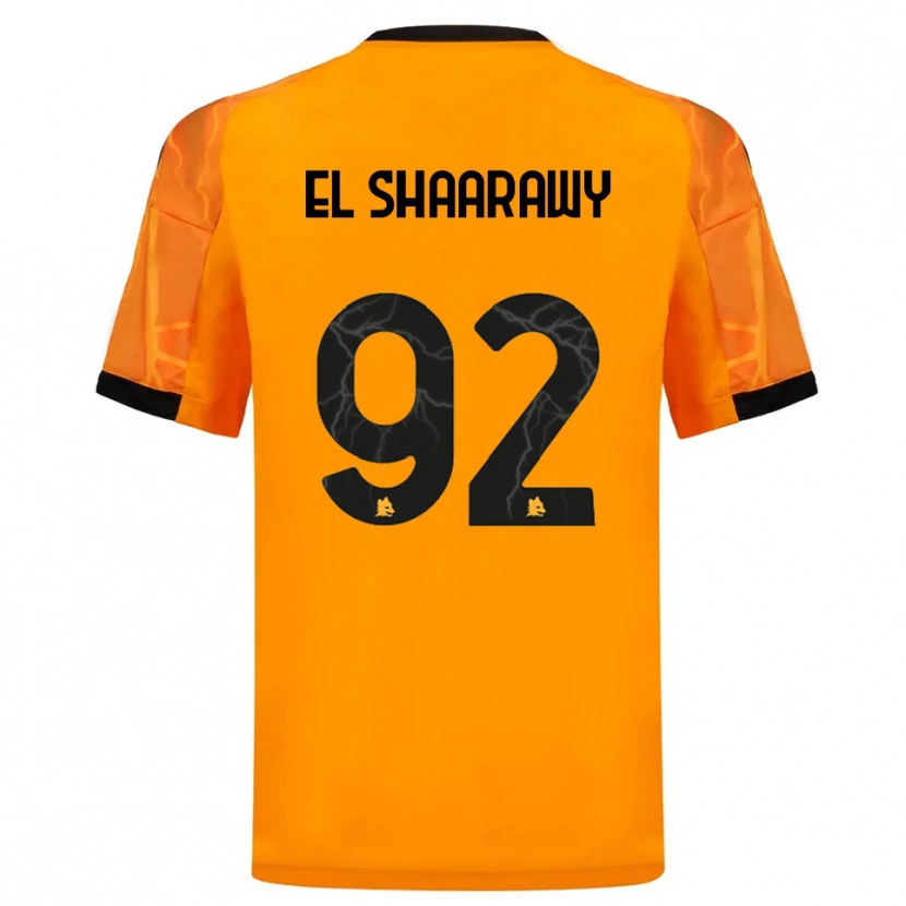Danxen Kid Stephan El Shaarawy #92 Orange Black Away Jersey 2025/26 T-Shirt