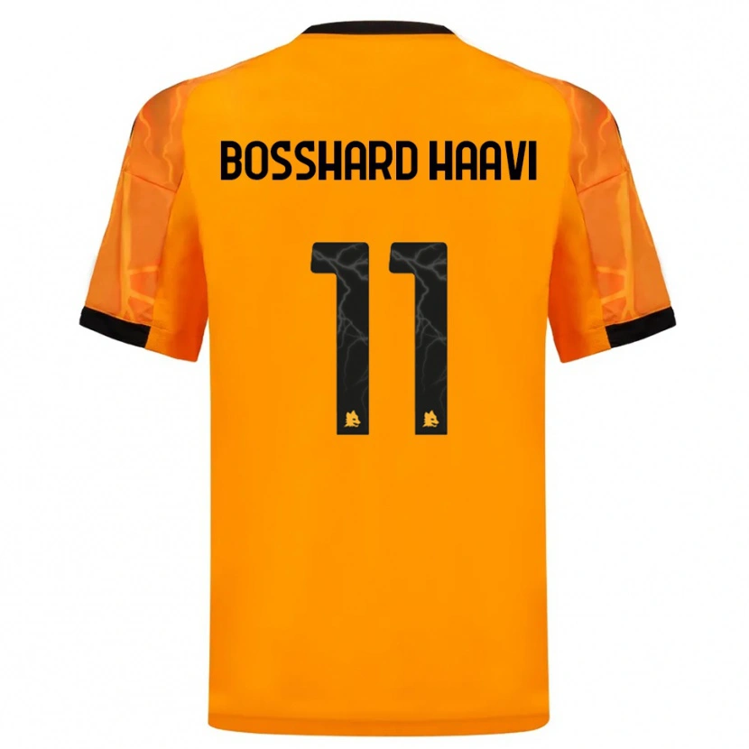 Danxen Kid Emilie Bosshard Haavi #11 Orange Black Away Jersey 2025/26 T-Shirt