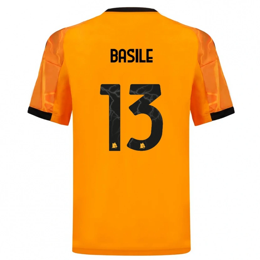 Danxen Kid Filippo Basile #13 Orange Black Away Jersey 2025/26 T-Shirt