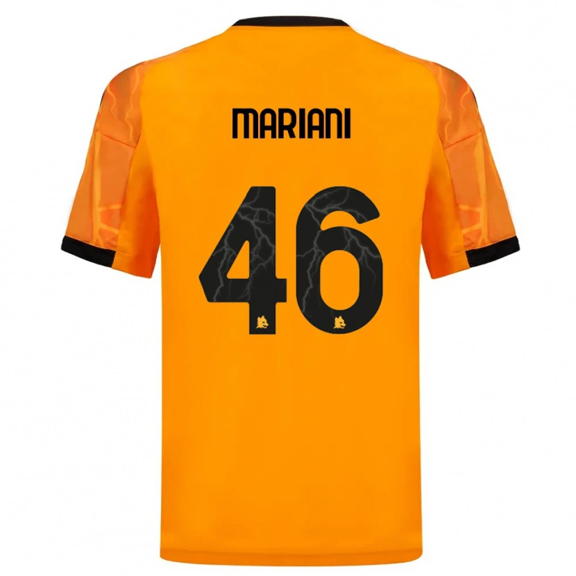 Danxen Kid Christian Mariani #46 Orange Black Away Jersey 2025/26 T-Shirt