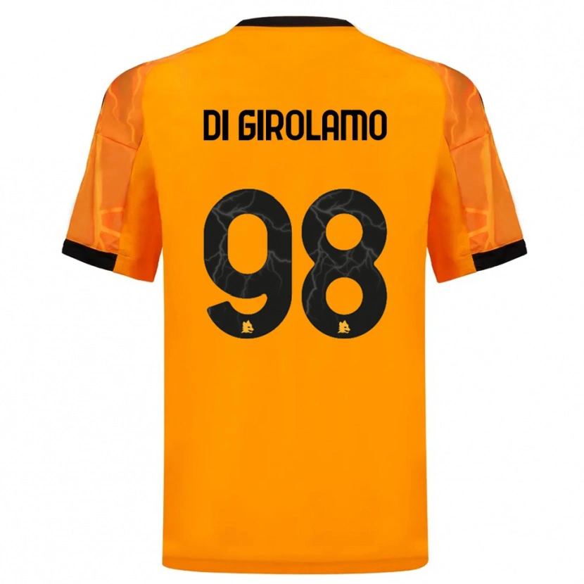Danxen Kid Anita Di Girolamo #98 Orange Black Away Jersey 2025/26 T-Shirt