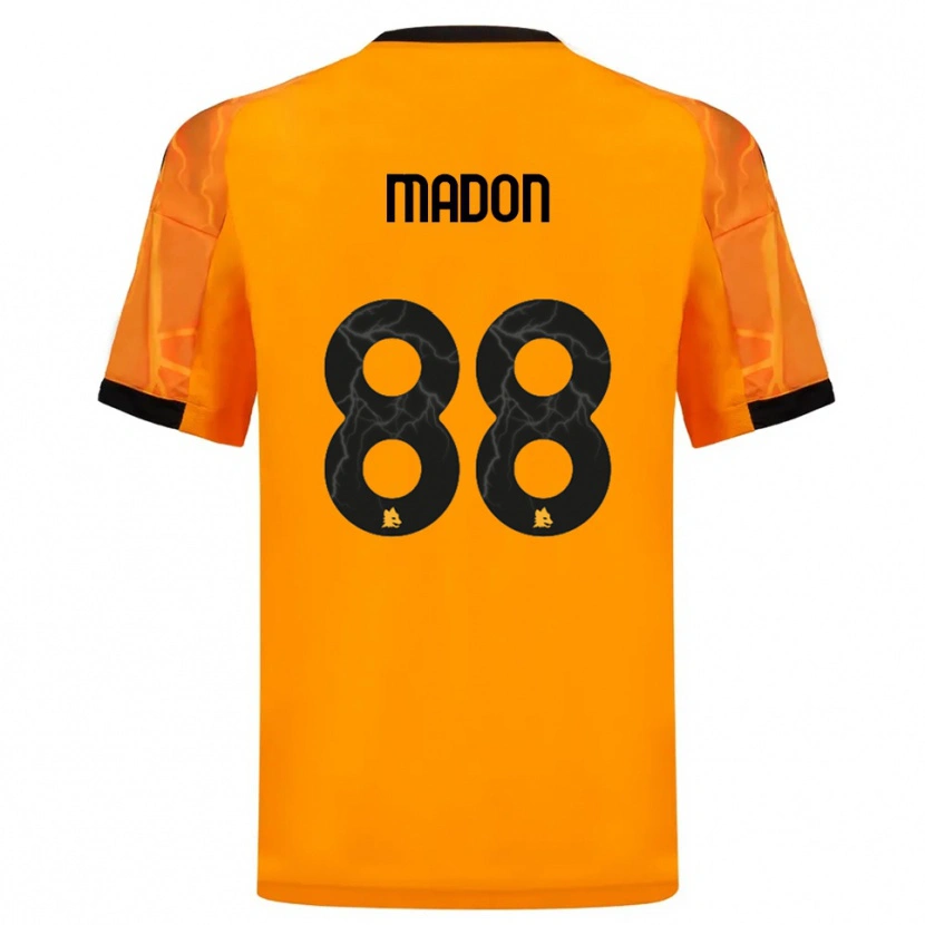 Danxen Kid Maja Madon #88 Orange Black Away Jersey 2025/26 T-Shirt