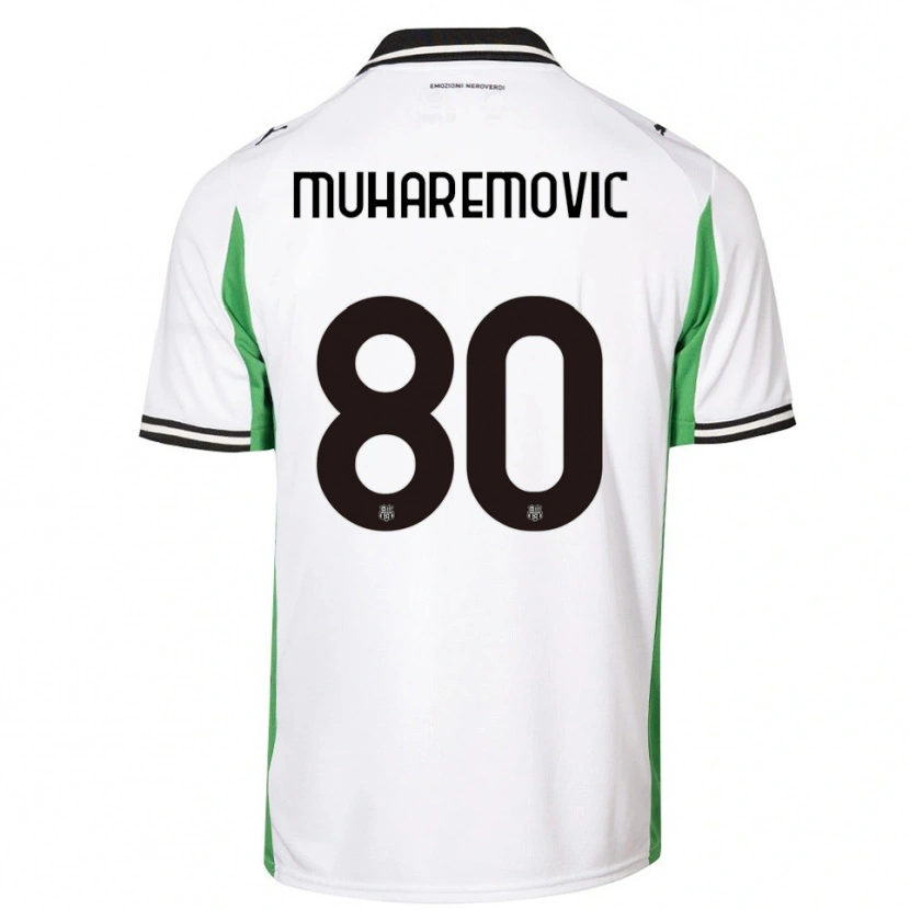 Danxen Kid Tarik Muharemović #80 White Green Black Away Jersey 2025/26 T-Shirt