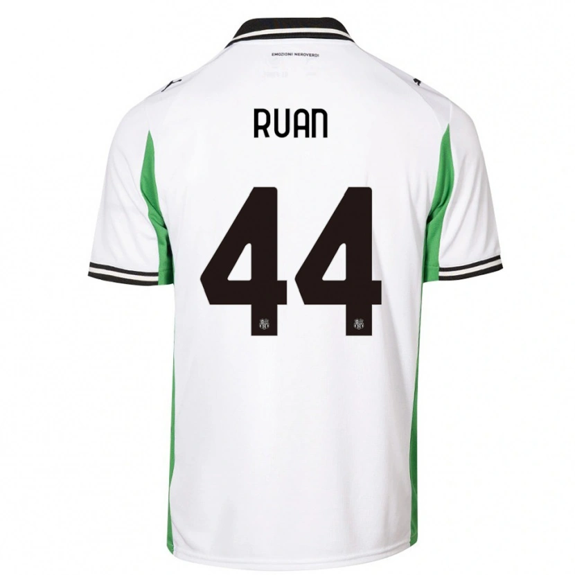 Danxen Kid Ruan #44 White Green Black Away Jersey 2025/26 T-Shirt