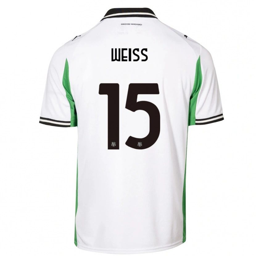 Danxen Kid David Weiss #15 White Green Black Away Jersey 2025/26 T-Shirt