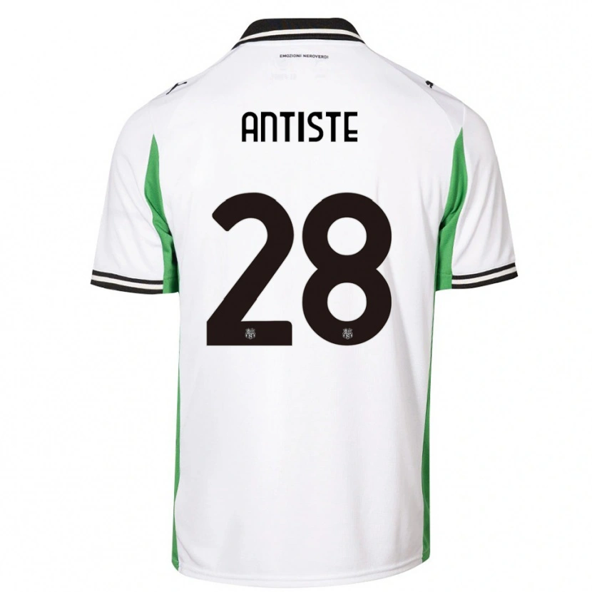 Danxen Kid Janis Antiste #28 White Green Black Away Jersey 2025/26 T-Shirt