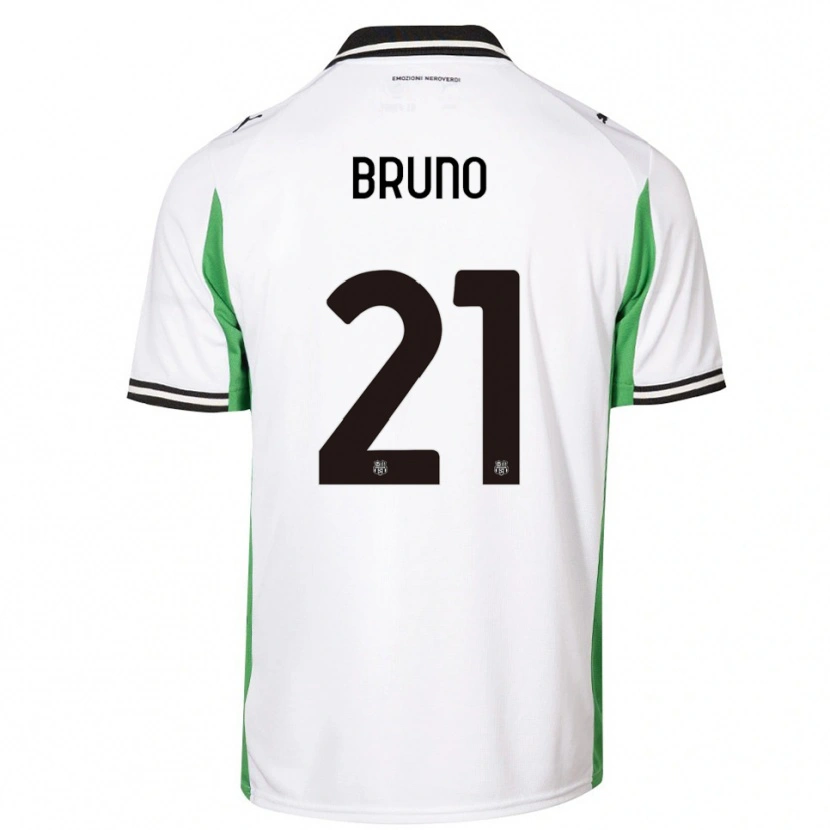 Danxen Kid Kevin Bruno #21 White Green Black Away Jersey 2025/26 T-Shirt