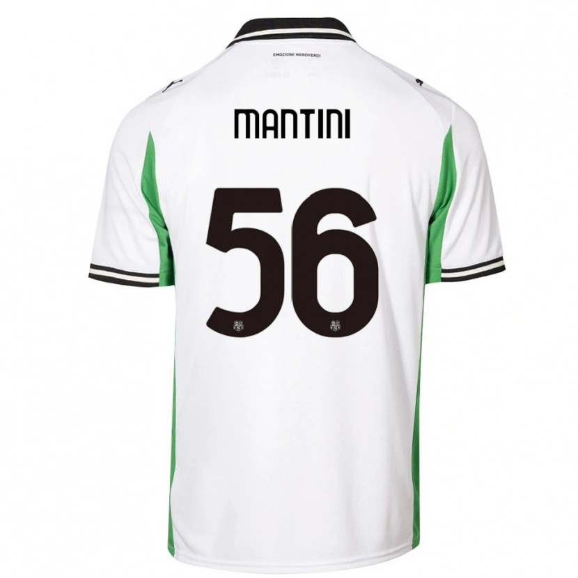 Danxen Kid Raffaele Mantini #56 White Green Black Away Jersey 2025/26 T-Shirt