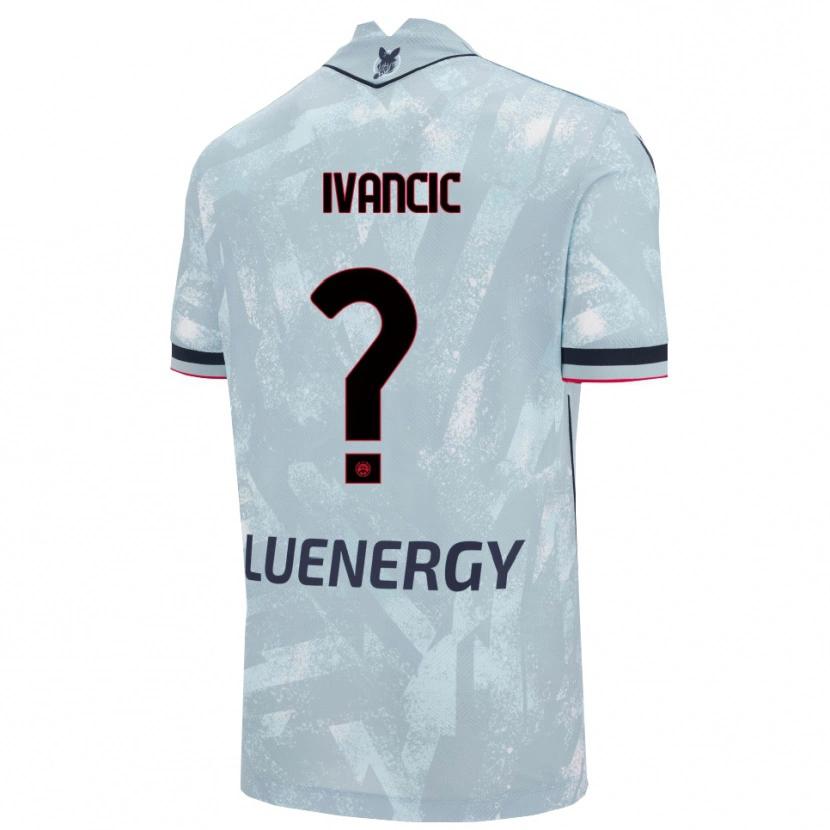 Danxen Kid Val Ivancic #0 Light Blue Black Away Jersey 2025/26 T-Shirt