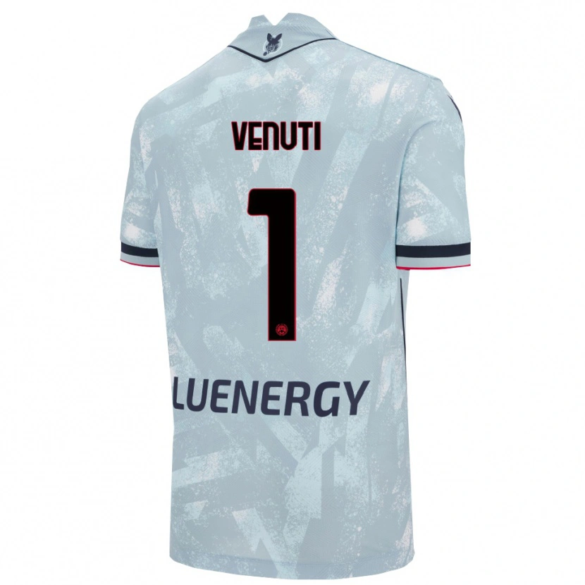 Danxen Kid Gioele Venuti #1 Light Blue Black Away Jersey 2025/26 T-Shirt
