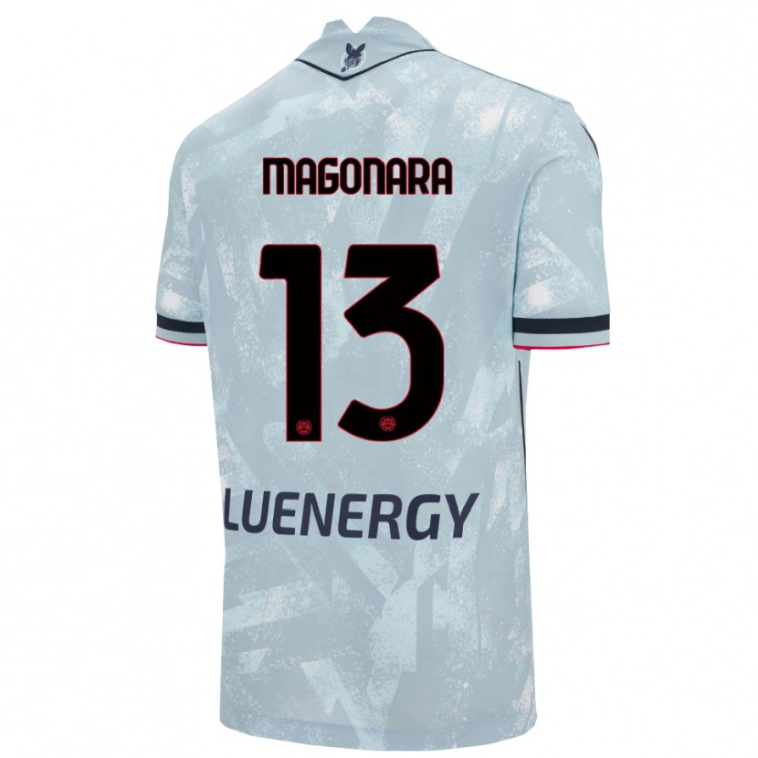 Danxen Kid Matteo Magonara #13 Light Blue Black Away Jersey 2025/26 T-Shirt