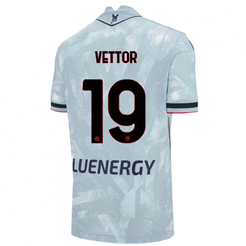 Danxen Kid Marco Vettor #19 Light Blue Black Away Jersey 2025/26 T-Shirt