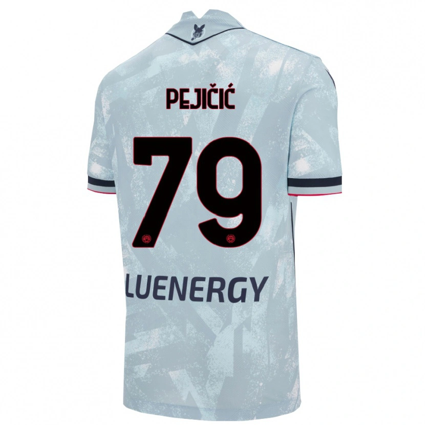 Danxen Kid David Pejičić #79 Light Blue Black Away Jersey 2025/26 T-Shirt