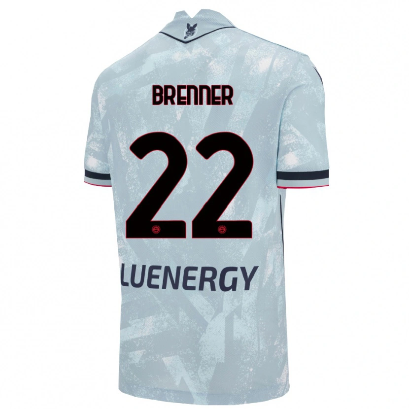 Danxen Kid Brenner #22 Light Blue Black Away Jersey 2025/26 T-Shirt