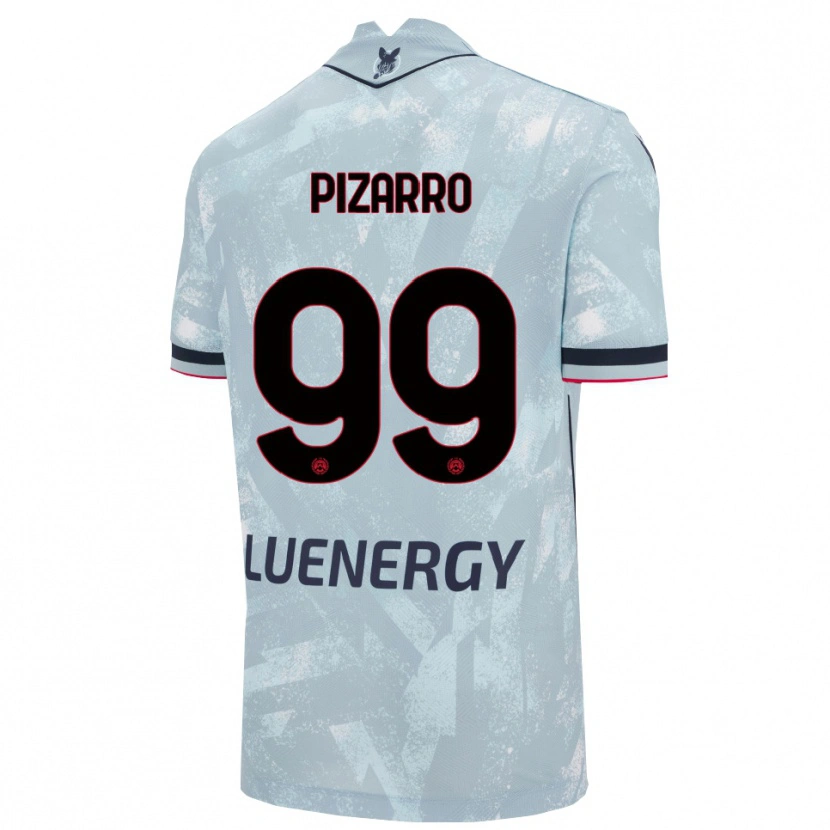 Danxen Kid Damián Pizarro #99 Light Blue Black Away Jersey 2025/26 T-Shirt