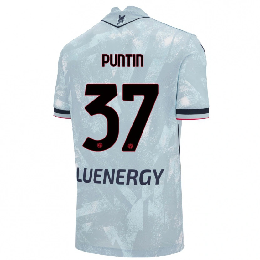 Danxen Kid Eric Puntin #37 Light Blue Black Away Jersey 2025/26 T-Shirt