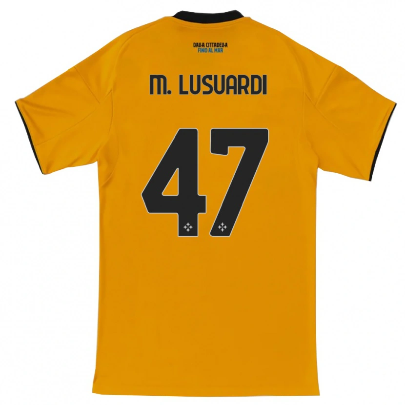 Danxen Kid Mateus Lusuardi #47 Orange Blue Away Jersey 2025/26 T-Shirt