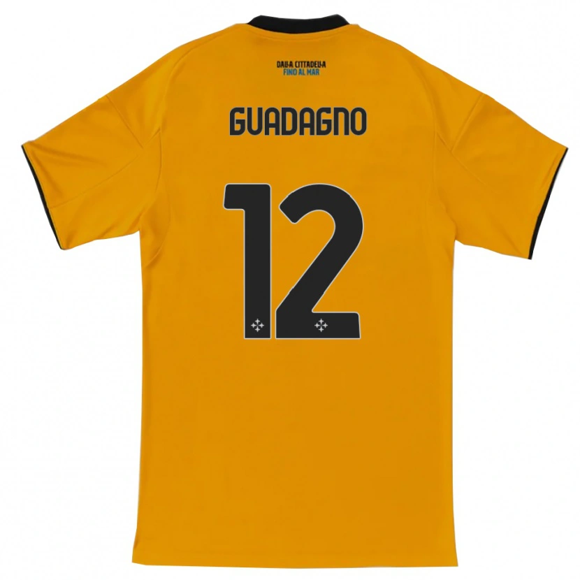 Danxen Kid Johan Guadagno #12 Orange Blue Away Jersey 2025/26 T-Shirt