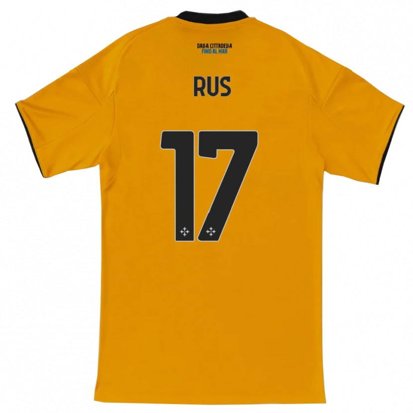 Danxen Kid Adrian Rus #17 Orange Blue Away Jersey 2025/26 T-Shirt