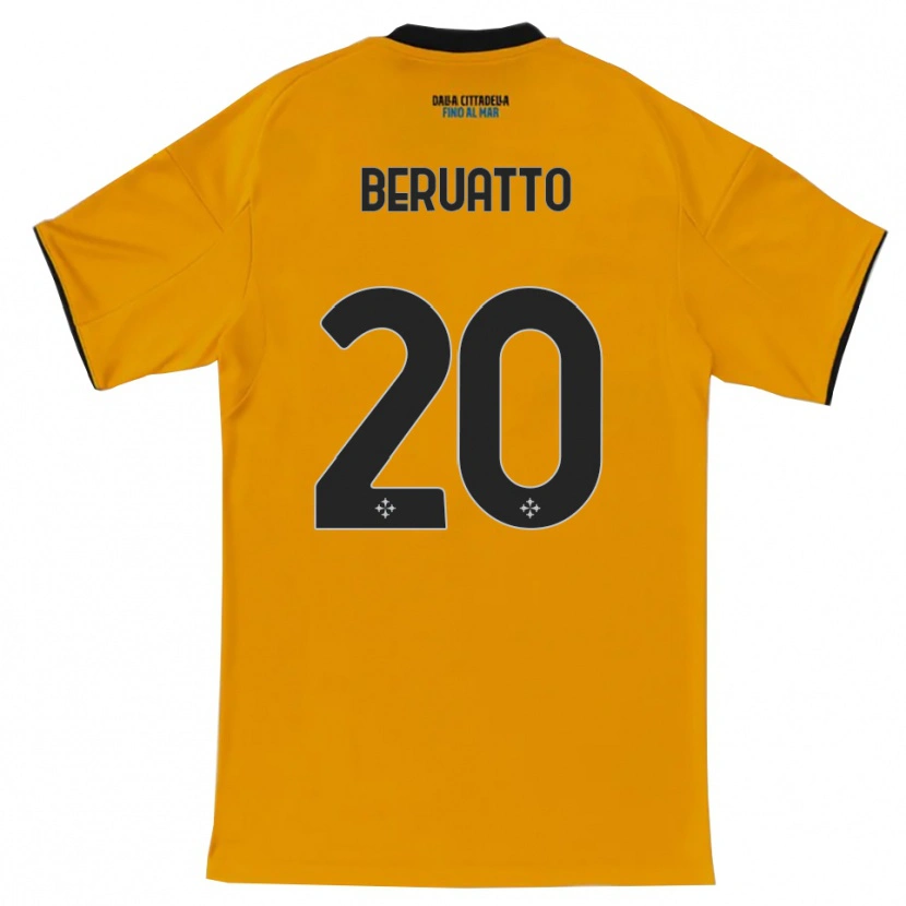 Danxen Kid Pietro Beruatto #20 Orange Blue Away Jersey 2025/26 T-Shirt