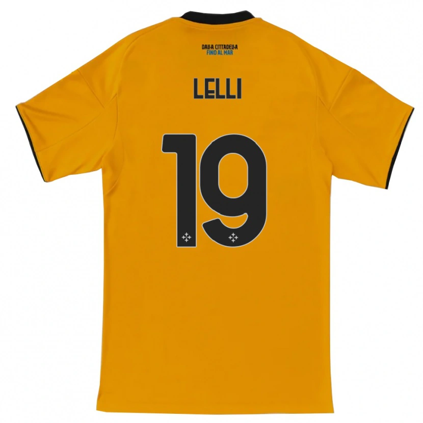 Danxen Kid Roberto Lelli #19 Orange Blue Away Jersey 2025/26 T-Shirt