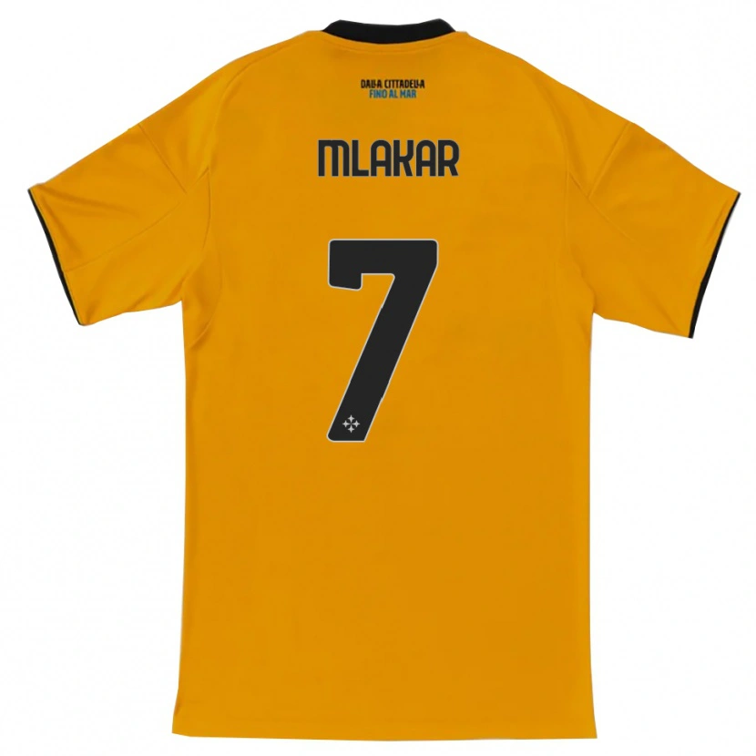 Danxen Kid Jan Mlakar #7 Orange Blue Away Jersey 2025/26 T-Shirt