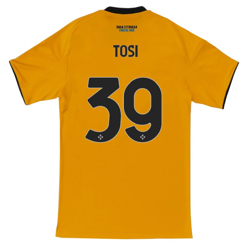 Danxen Kid Lorenzo Tosi #39 Orange Blue Away Jersey 2025/26 T-Shirt