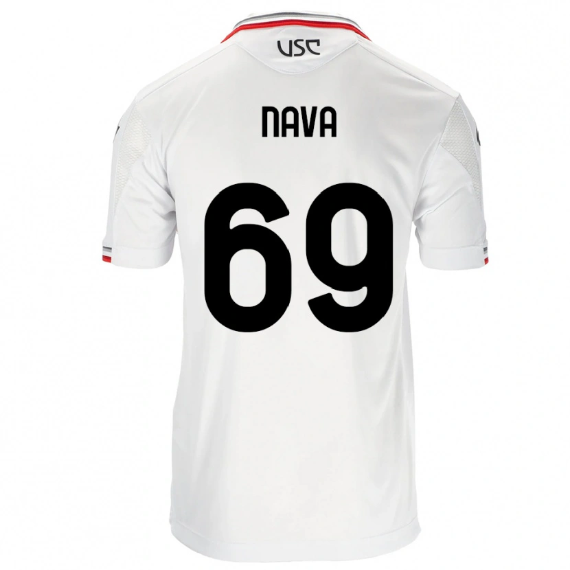 Danxen Kid Lapo Nava #69 White Red Away Jersey 2025/26 T-Shirt