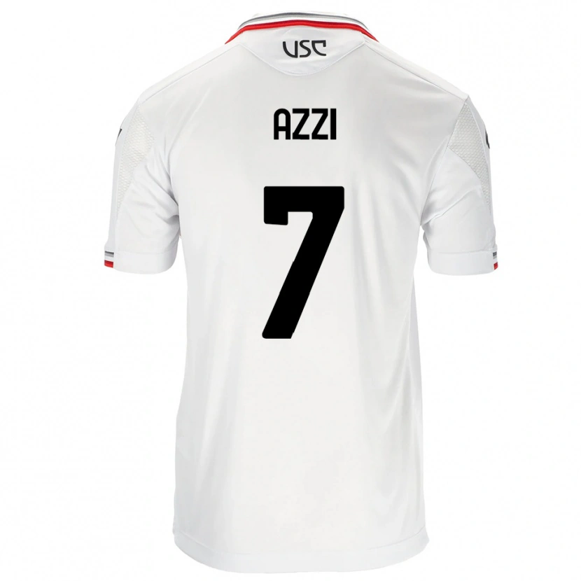 Danxen Kid Paulo Azzi #7 White Red Away Jersey 2025/26 T-Shirt