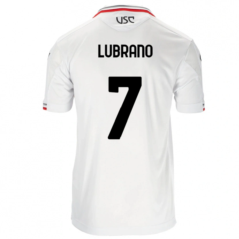 Danxen Kid Antonio Lubrano #7 White Red Away Jersey 2025/26 T-Shirt
