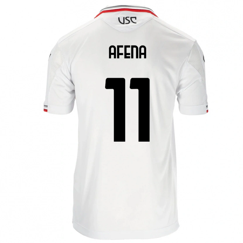 Danxen Kid Felix Afena-Gyan #11 White Red Away Jersey 2025/26 T-Shirt