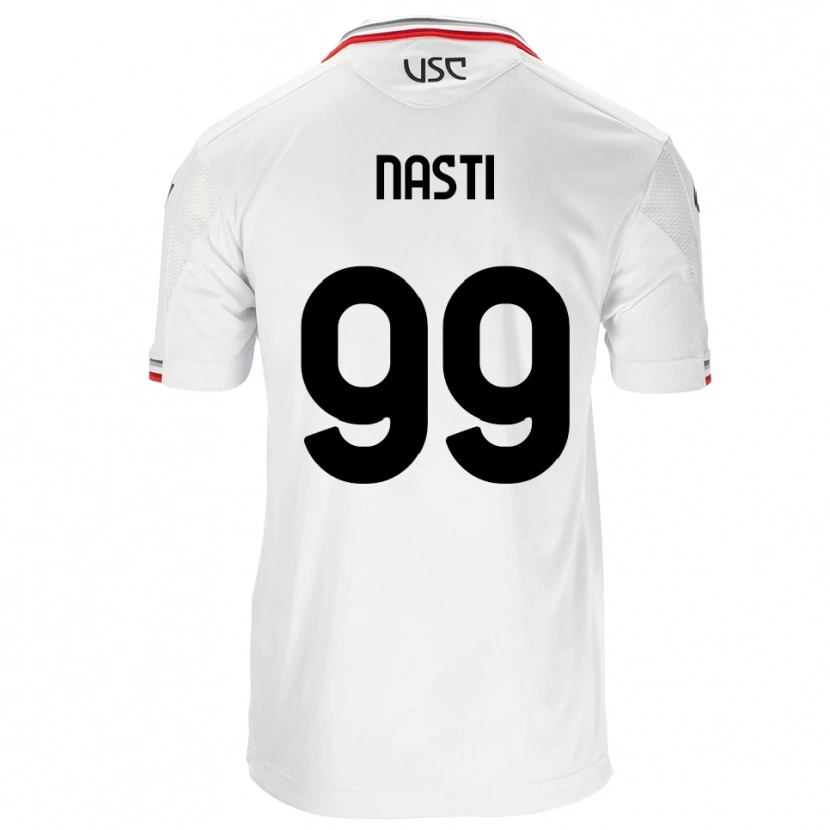 Danxen Kid Marco Nasti #99 White Red Away Jersey 2025/26 T-Shirt
