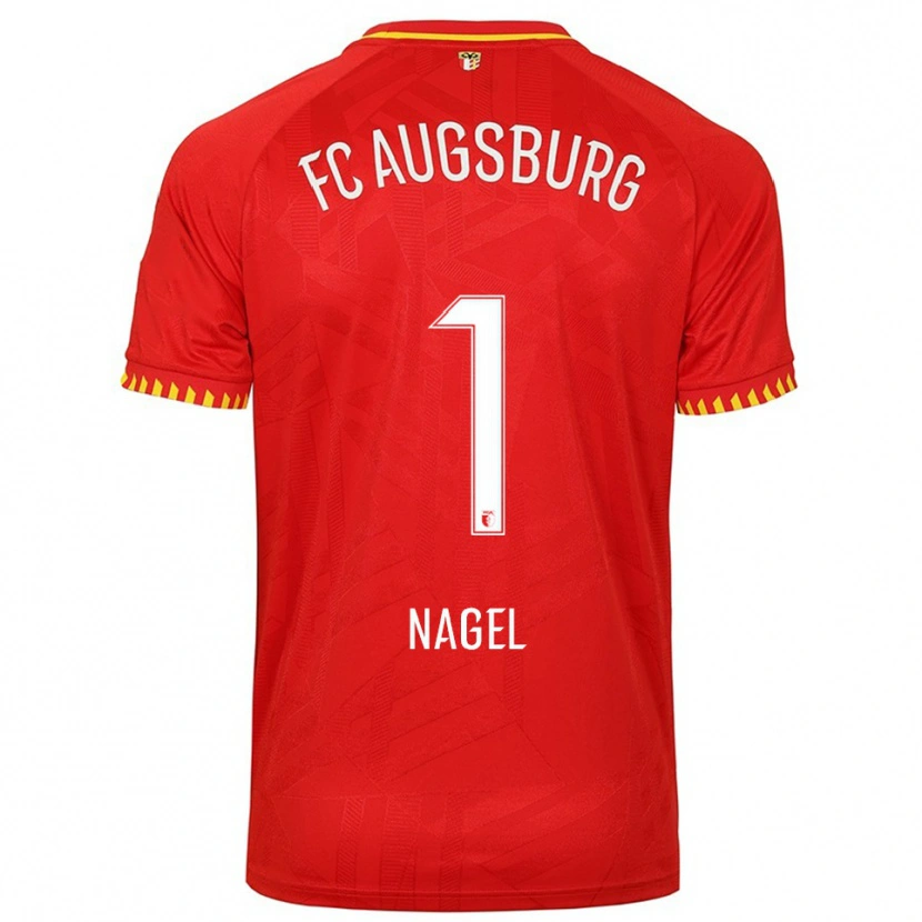 Danxen Kid Timo Nagel #1 Red Yellow Away Jersey 2025/26 T-Shirt