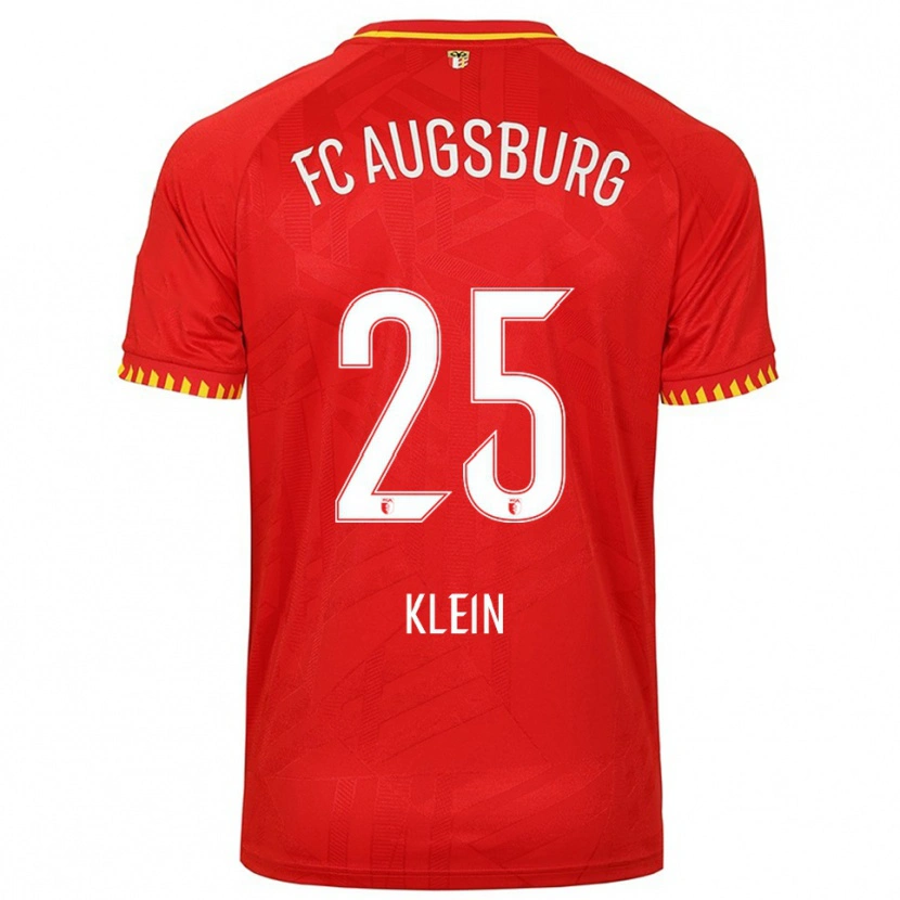Danxen Kid Daniel Klein #25 Red Yellow Away Jersey 2025/26 T-Shirt