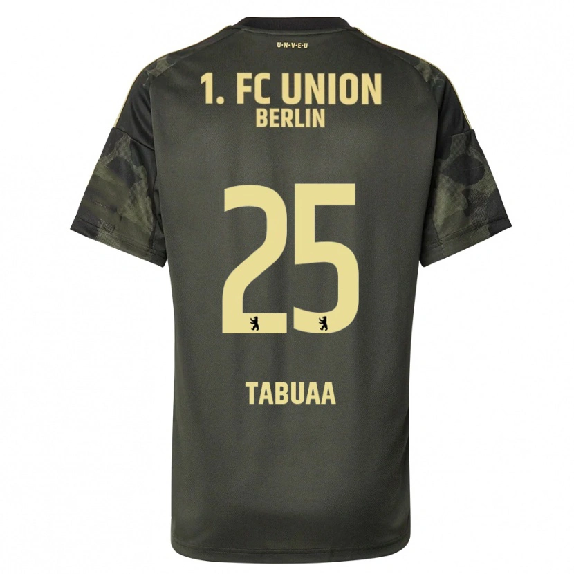 Danxen Kid Stephen Tabuaa #25 Dark Green Black Away Jersey 2025/26 T-Shirt