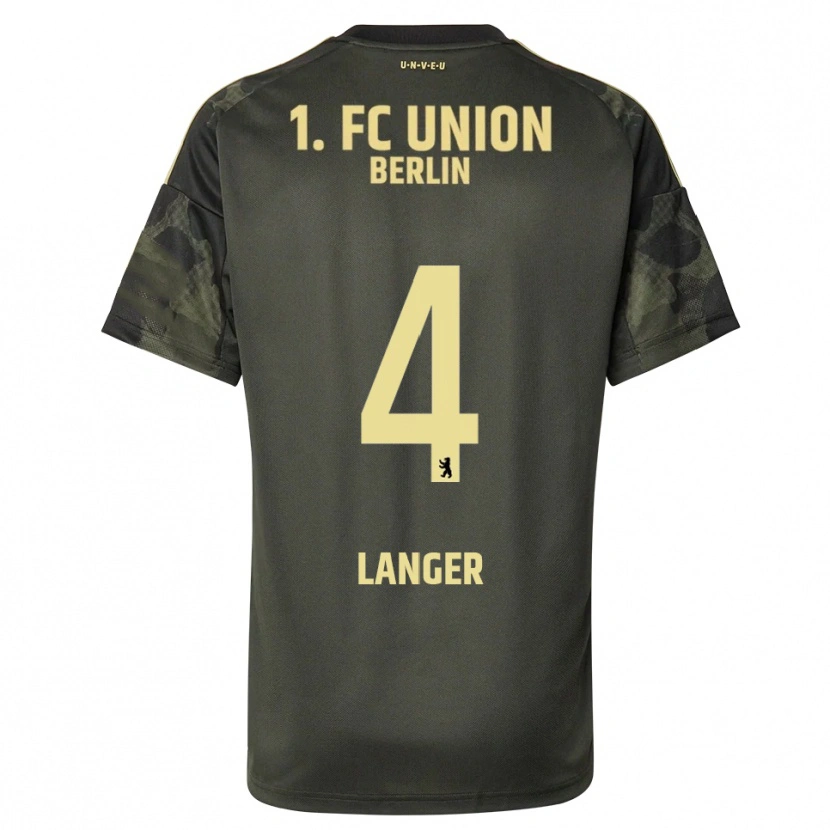 Danxen Kid Richard Langer #4 Dark Green Black Away Jersey 2025/26 T-Shirt