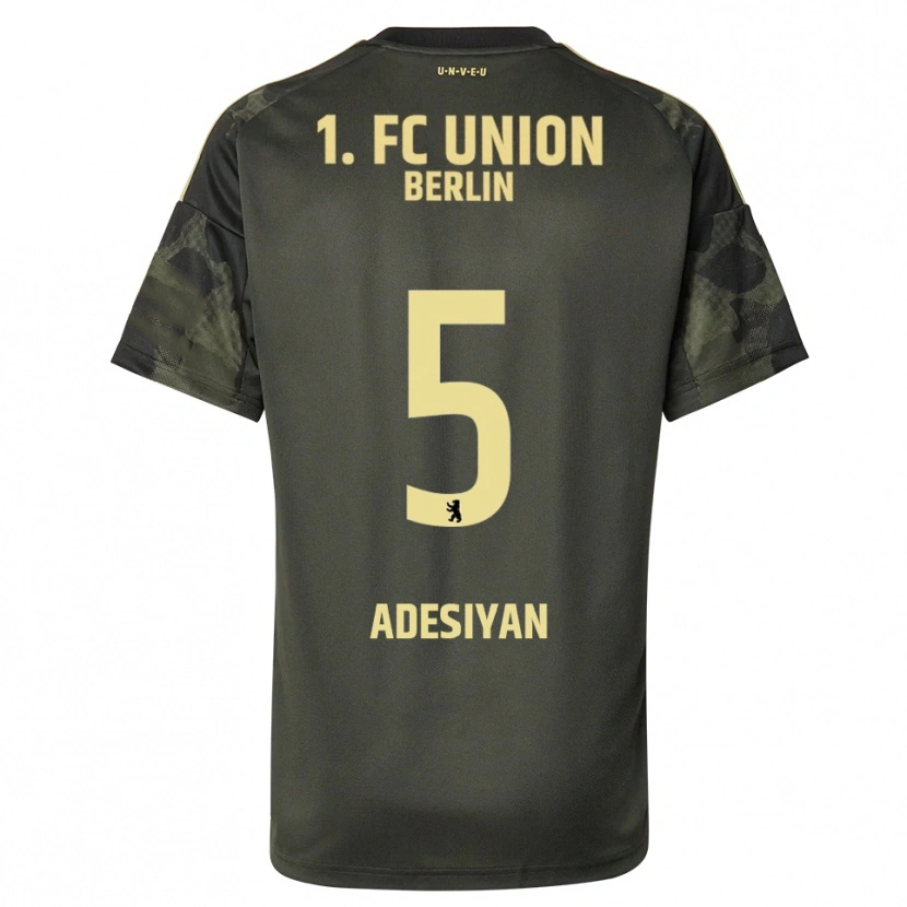 Danxen Kid Olufemi Adesiyan #5 Dark Green Black Away Jersey 2025/26 T-Shirt