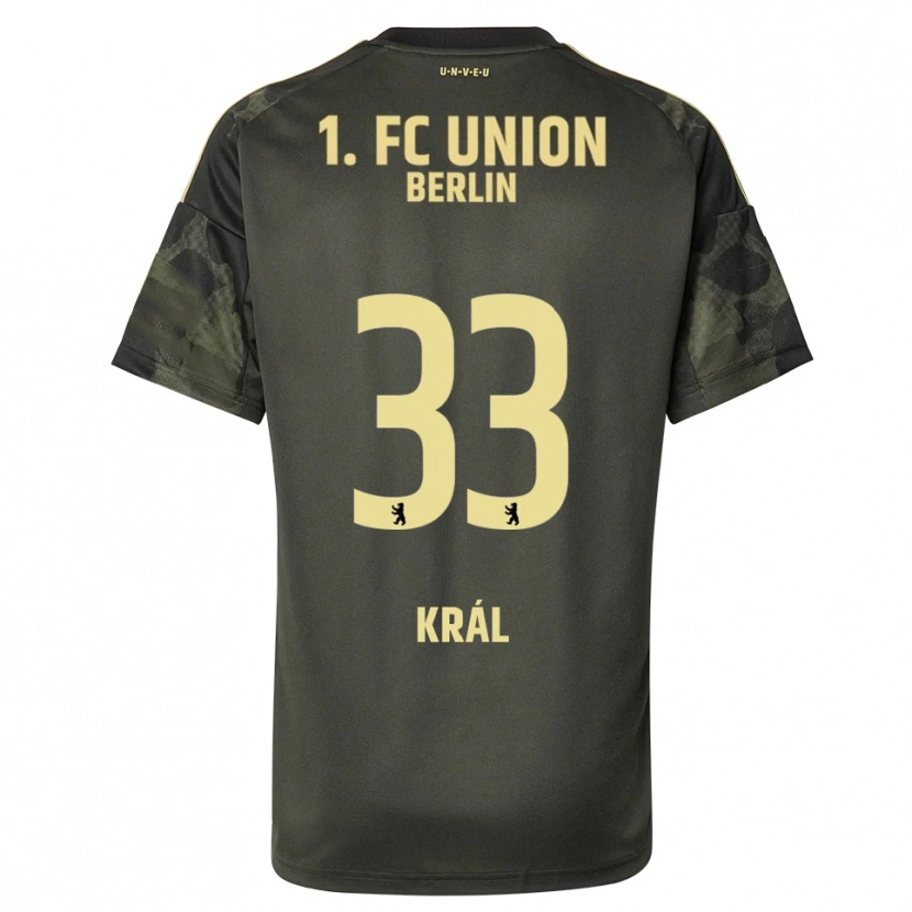 Danxen Kid Alex Král #33 Dark Green Black Away Jersey 2025/26 T-Shirt