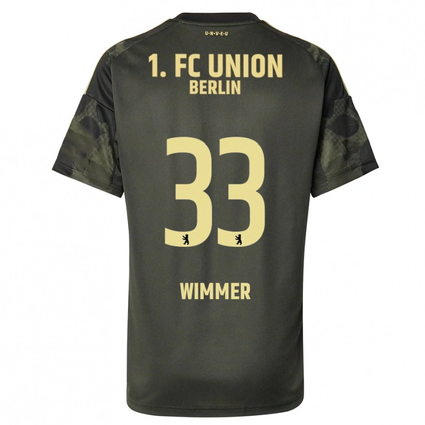 Danxen Kid Pauline Wimmer #33 Dark Green Black Away Jersey 2025/26 T-Shirt