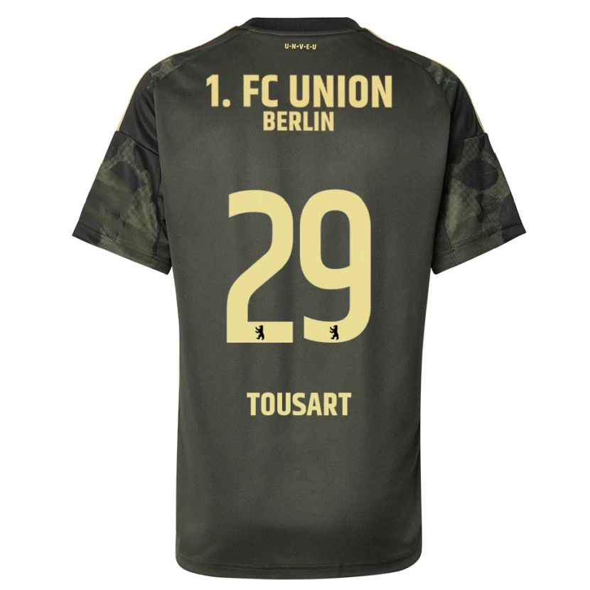 Danxen Kid Lucas Tousart #29 Dark Green Black Away Jersey 2025/26 T-Shirt