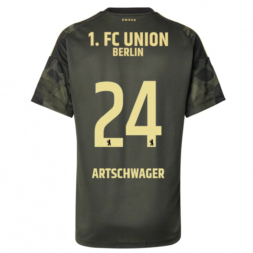 Danxen Kid Finn Artschwager #24 Dark Green Black Away Jersey 2025/26 T-Shirt