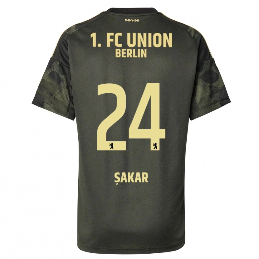 Danxen Kid Fatma Şakar #24 Dark Green Black Away Jersey 2025/26 T-Shirt