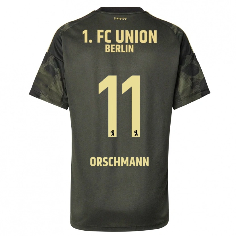 Danxen Kid Dina Orschmann #11 Dark Green Black Away Jersey 2025/26 T-Shirt