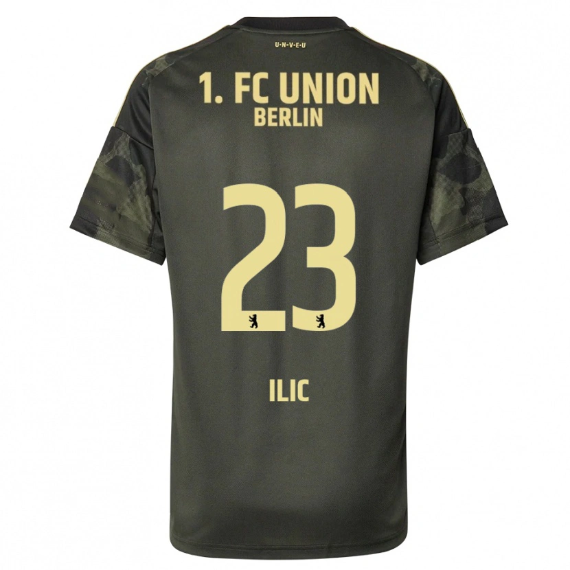 Danxen Kid Andrej Ilic #23 Dark Green Black Away Jersey 2025/26 T-Shirt