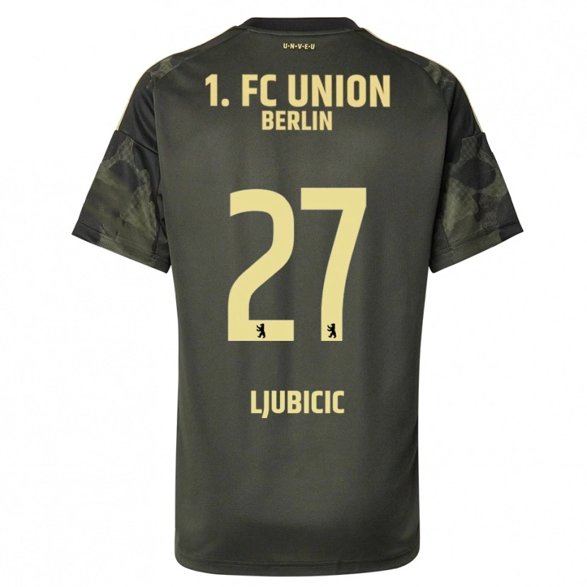 Danxen Kid Marin Ljubicic #27 Dark Green Black Away Jersey 2025/26 T-Shirt